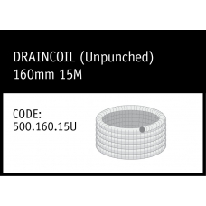 Marley DrainCoil (Unpunched) 160mm 15M - 500.160.15U